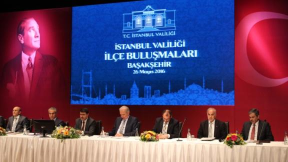 "İstanbul Valiliği İlçe Buluşmaları" Başakşehir M.Emin Saraç Kültür Merkezinde yapıldı.